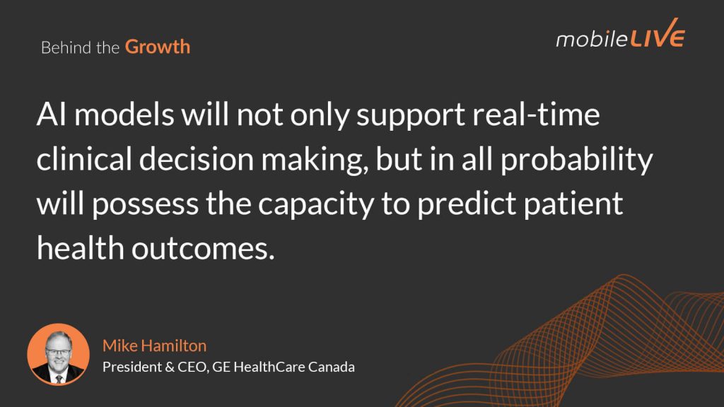 AI models will not only support real-time clinical decision making, but in all probability will possess the capacity to predict patient health outcomes.