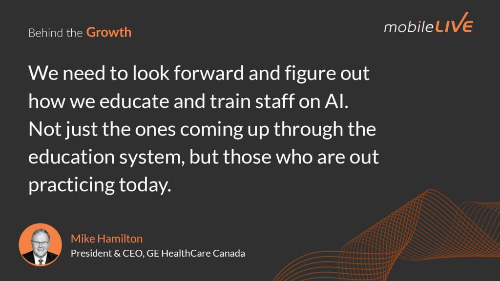 We need to look forward and figure out how we educate and train staff on AI. Not just the ones coming up through the education system, but those who are out practicing today.